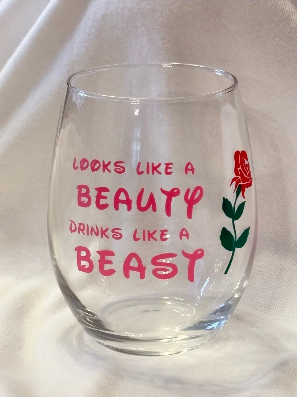 Wine Glasses, Disney Theme, Wine, Home Decor, Dining.